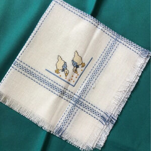 Cross-stitch Duck Table Centrepiece
